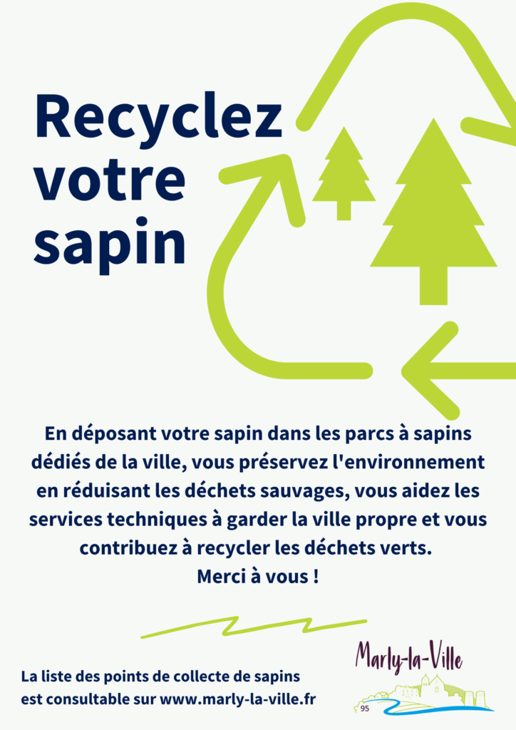 Recyclez Votre Sapin Marly La Ville